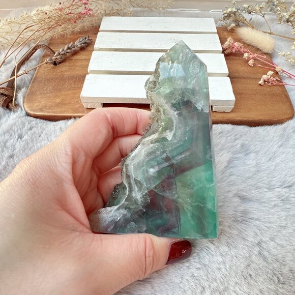Beautiful Fluorite Tower Obelisk - Picture 5 of 6